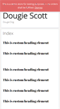 Mobile Screenshot of dougiescott.com